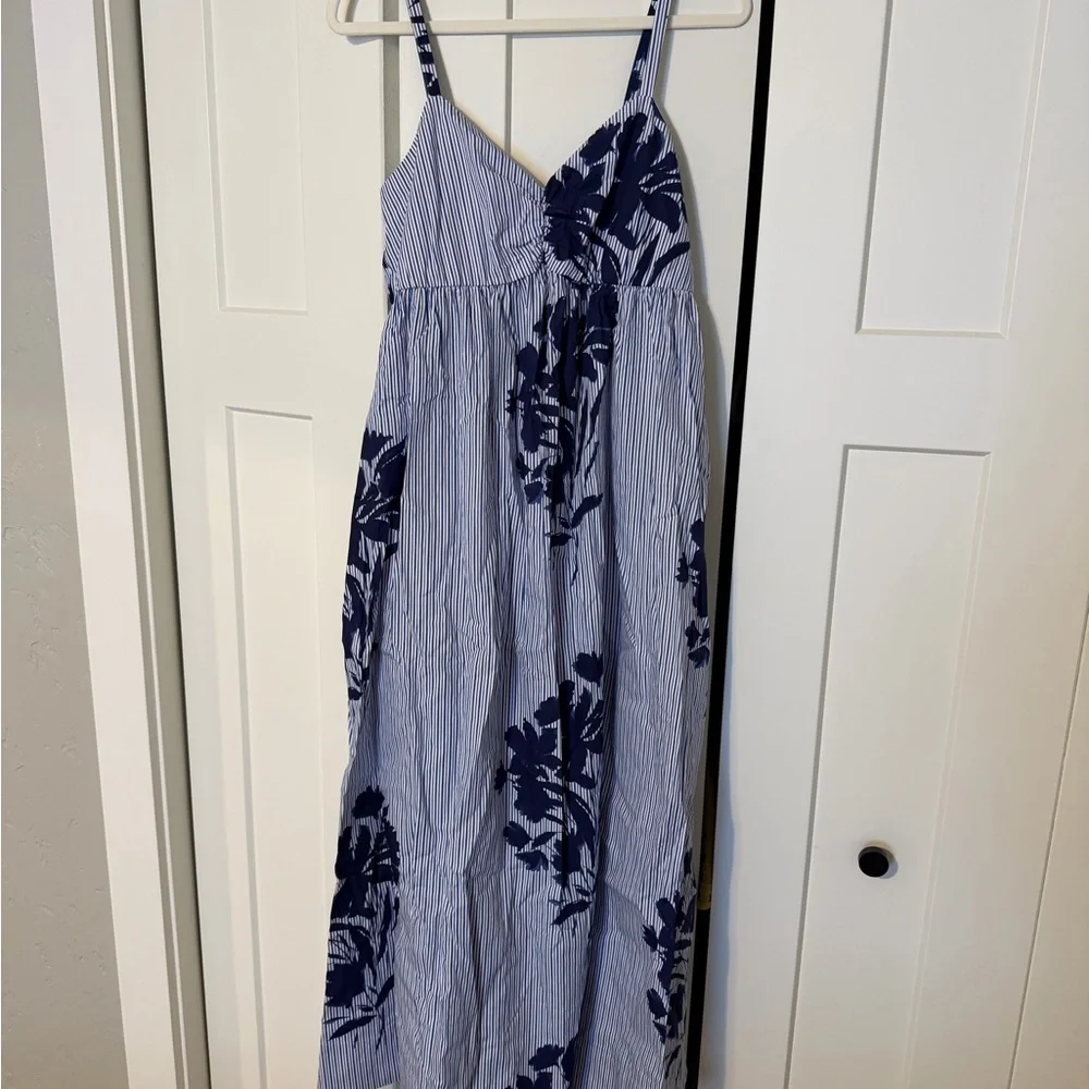 Abercrombie & Fitch Navy Floral Maxi Dress - Picture 4 of 13